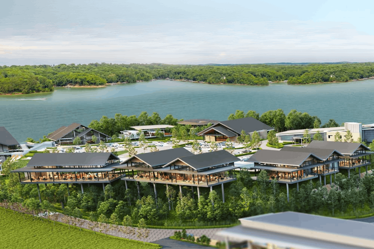 Sunway Puteri Hills aerial view