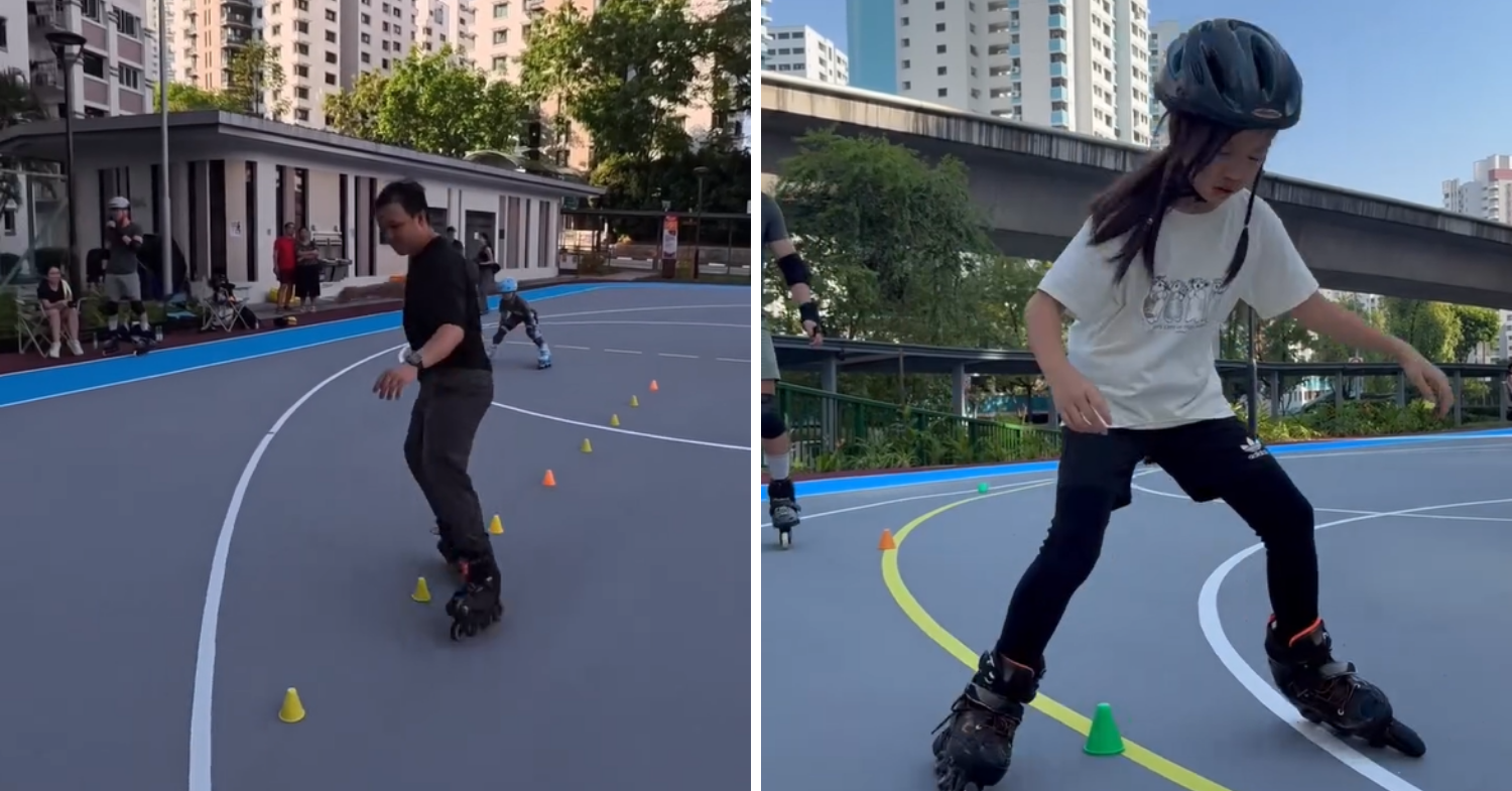 People skating