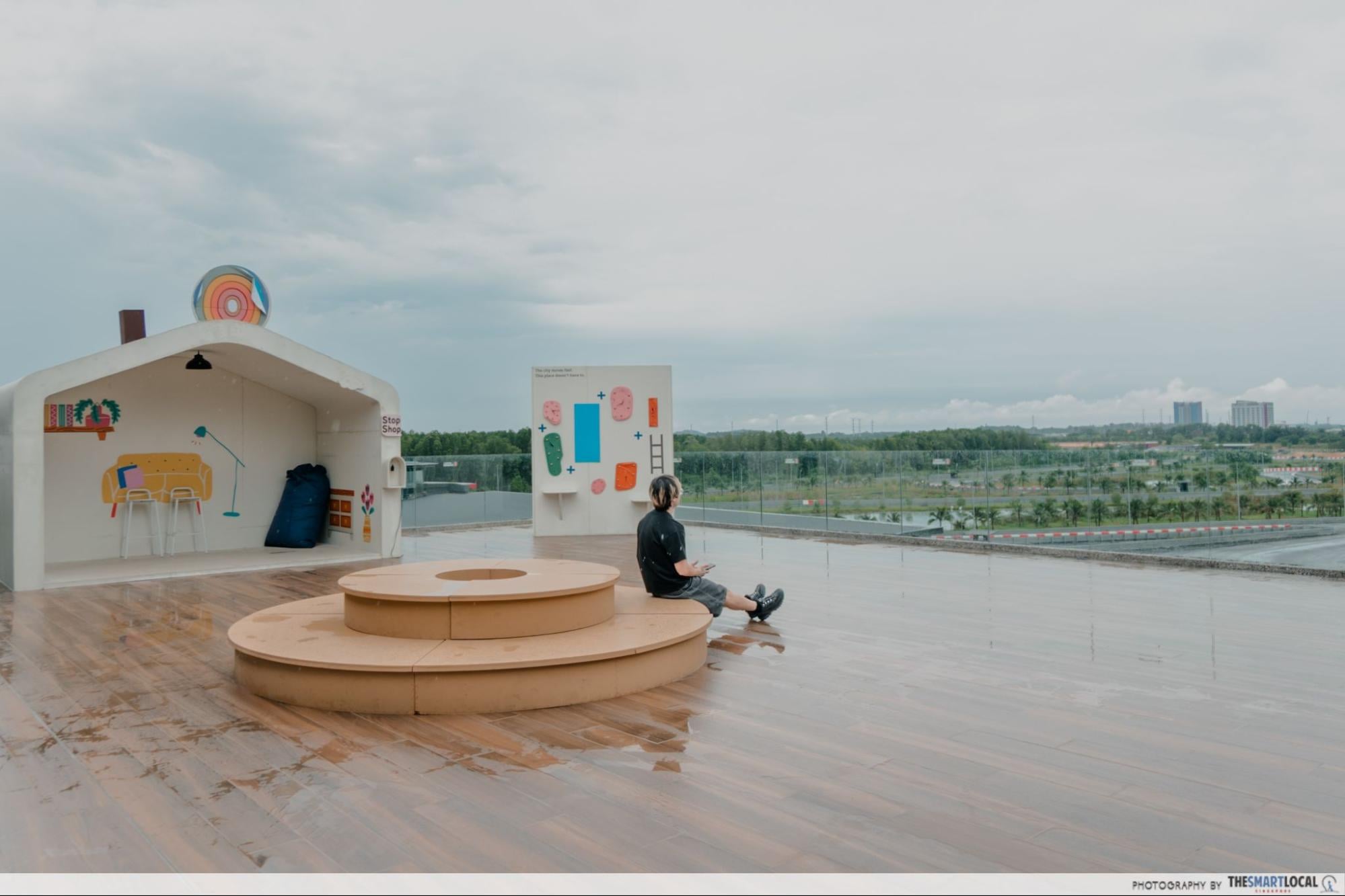 Outdoor seating area