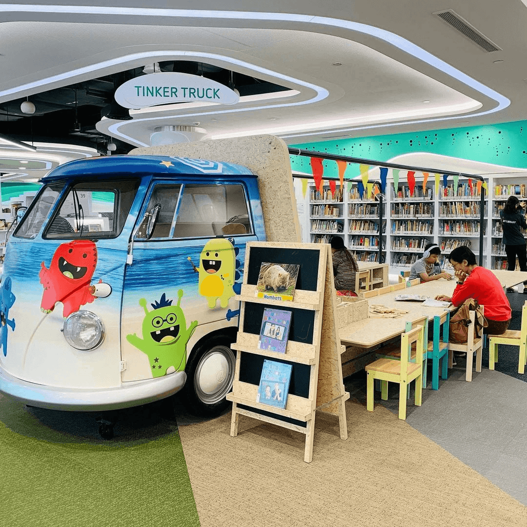 libraries singapore tinker truck