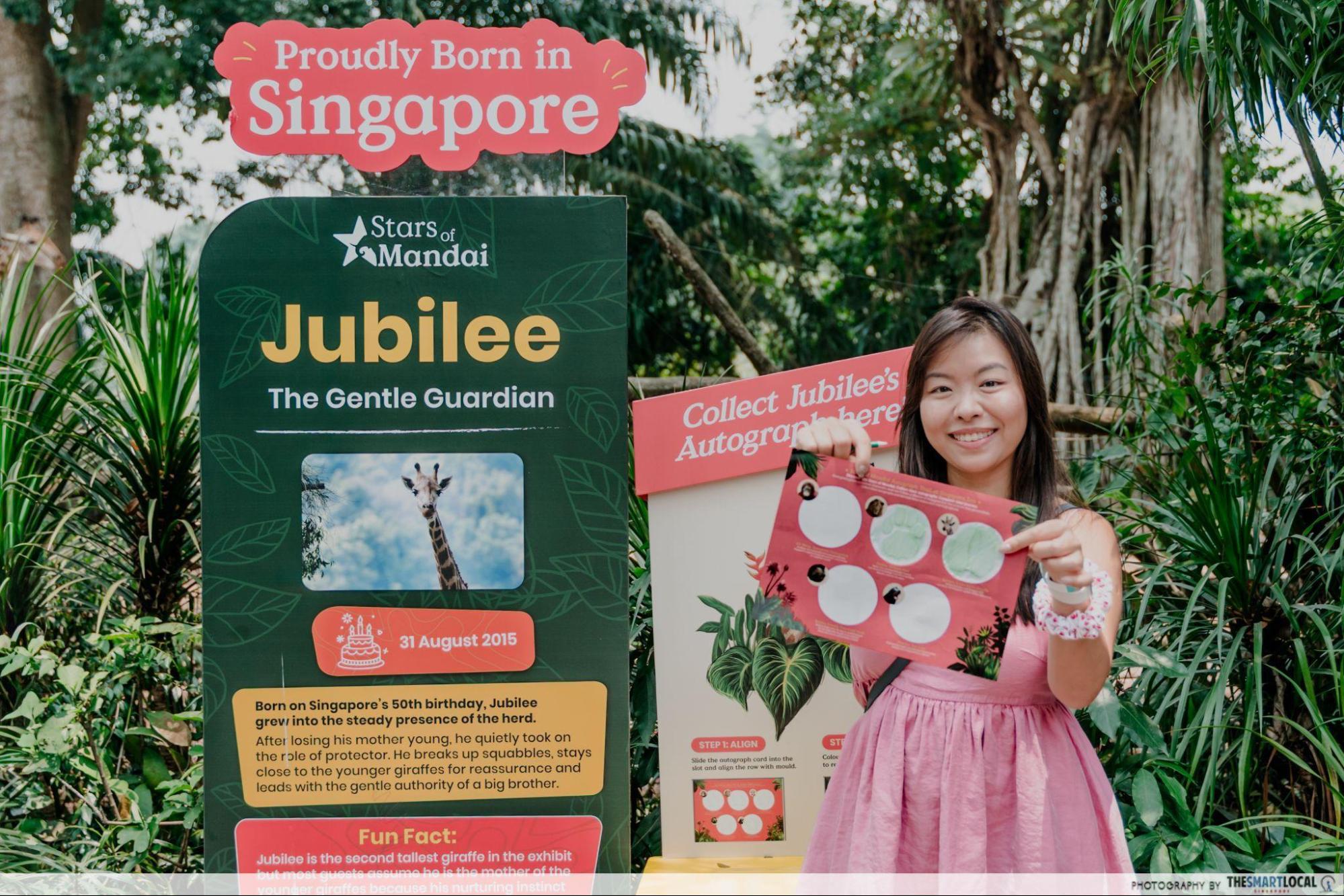stars of mandai - jubilee autograph card
