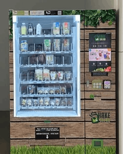 vending machines singapore shake salad