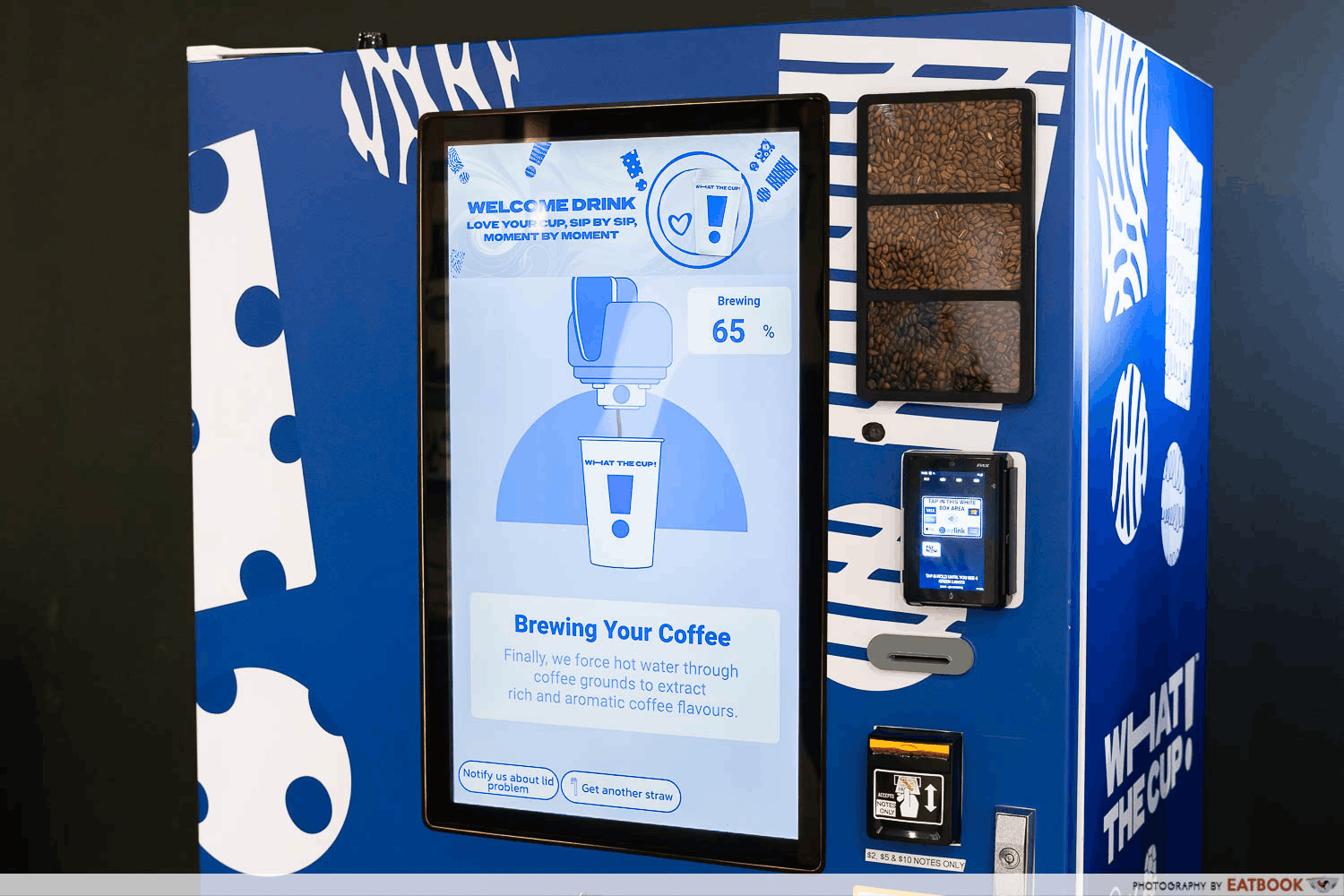 vending machines singapore what the cup