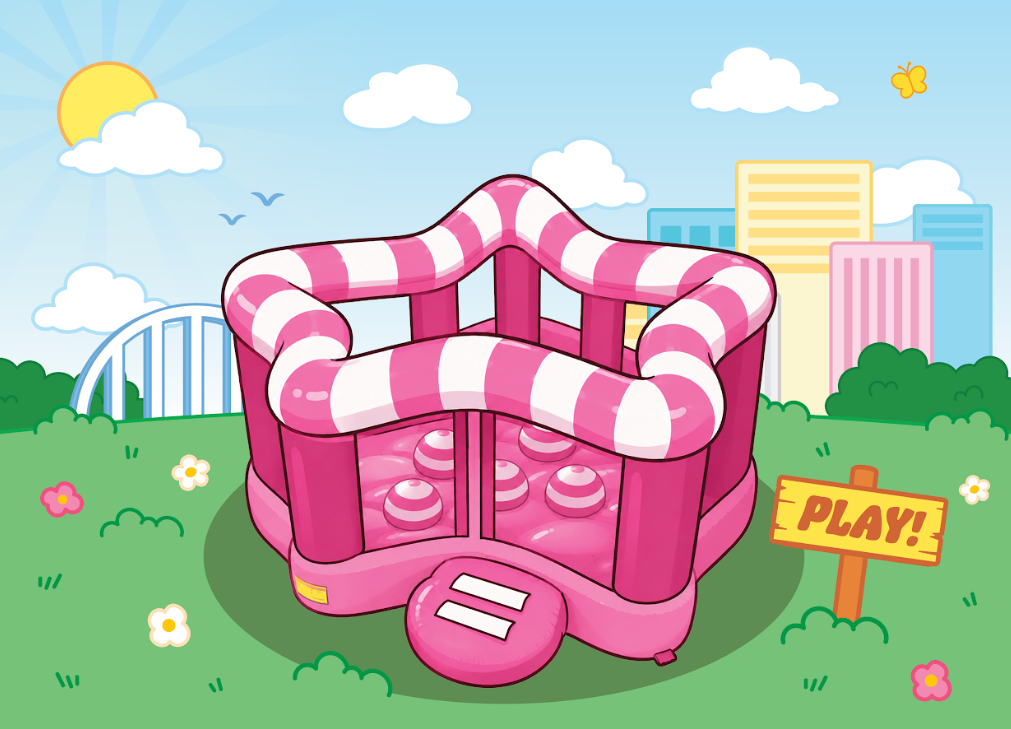 waterway point bellygom inflatable play area
