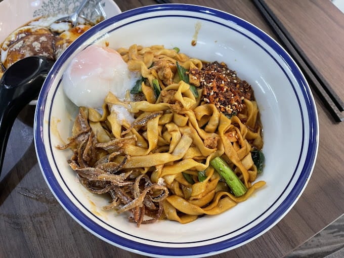 Famous Chilli ban Mian at Wang Lee Cafe