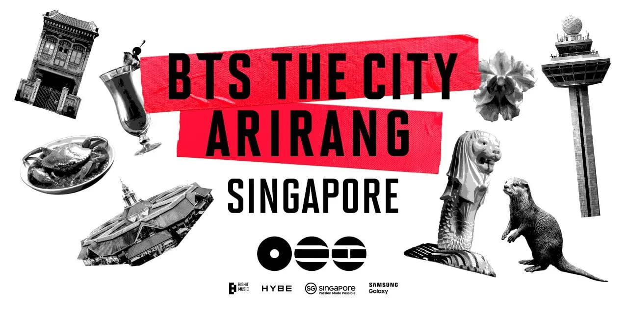 BTS The City Arirang Singapore poster