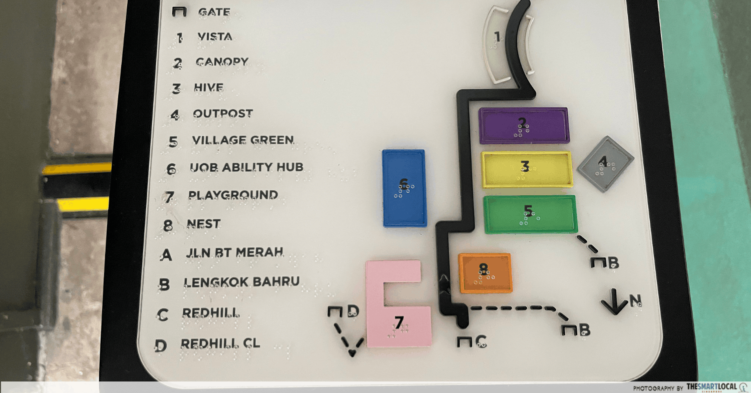 Braille on Maps at Enabling Village