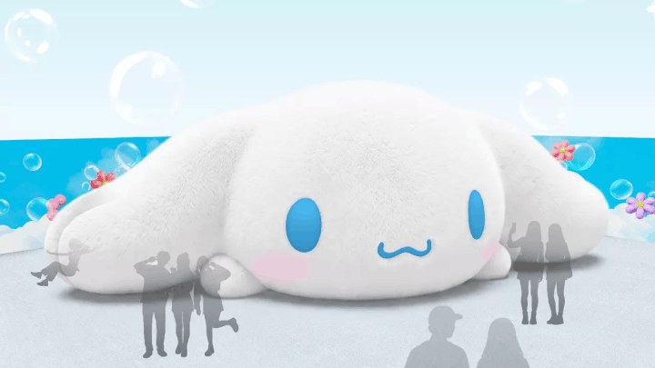Fuwafuwonder Cinnamoroll Park at Tokyo Dome City - 12m slide
