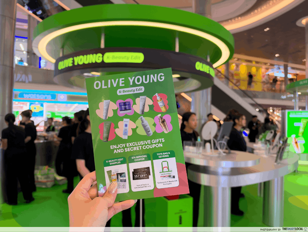 Olive Young K-Beauty Edit activity pamphlet