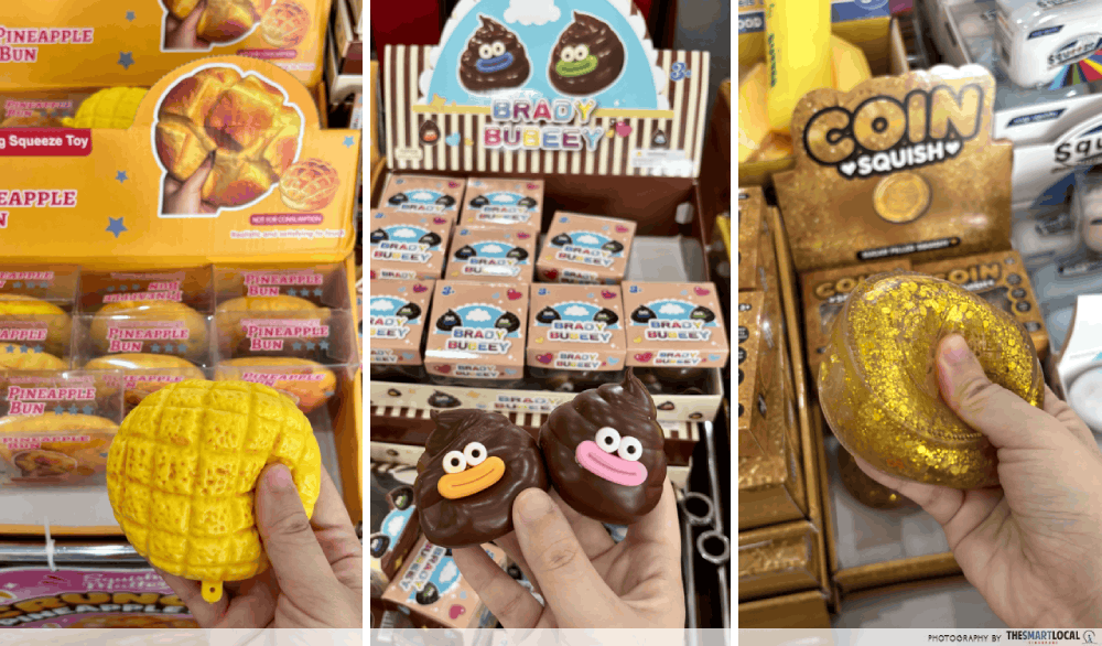 Pineapple Bun, Poop, Coin Squishy