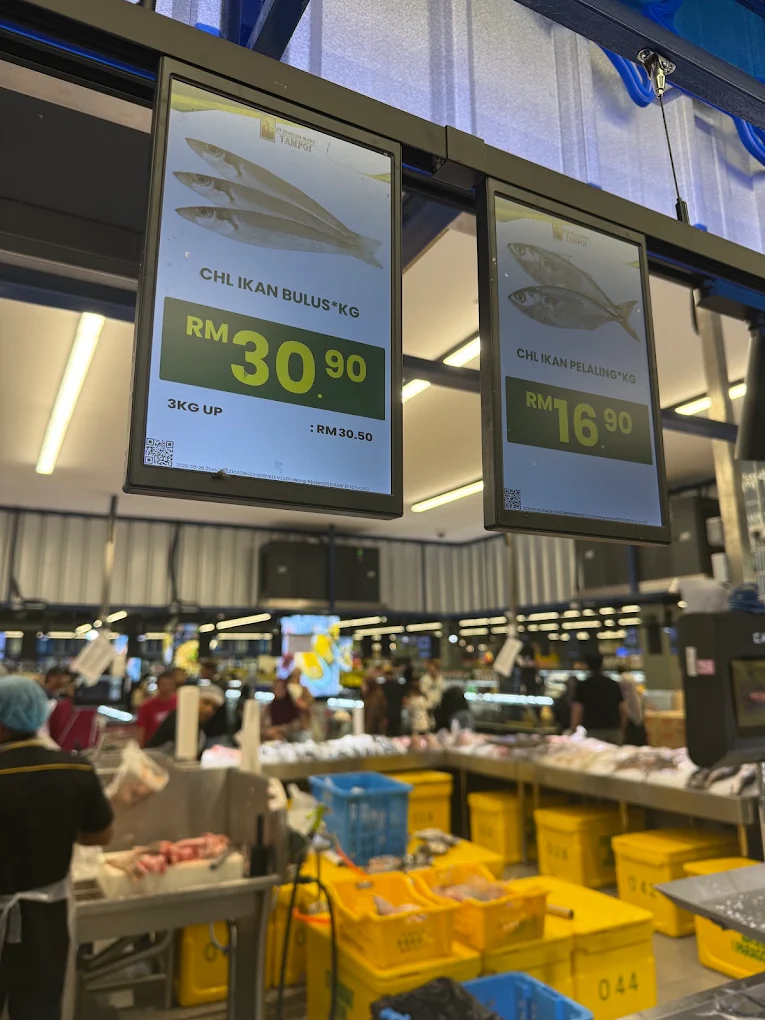 ST Rosyam Mart seafood prices