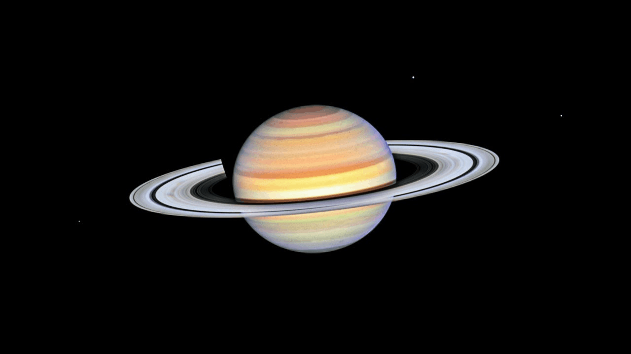 Close-up of Saturn