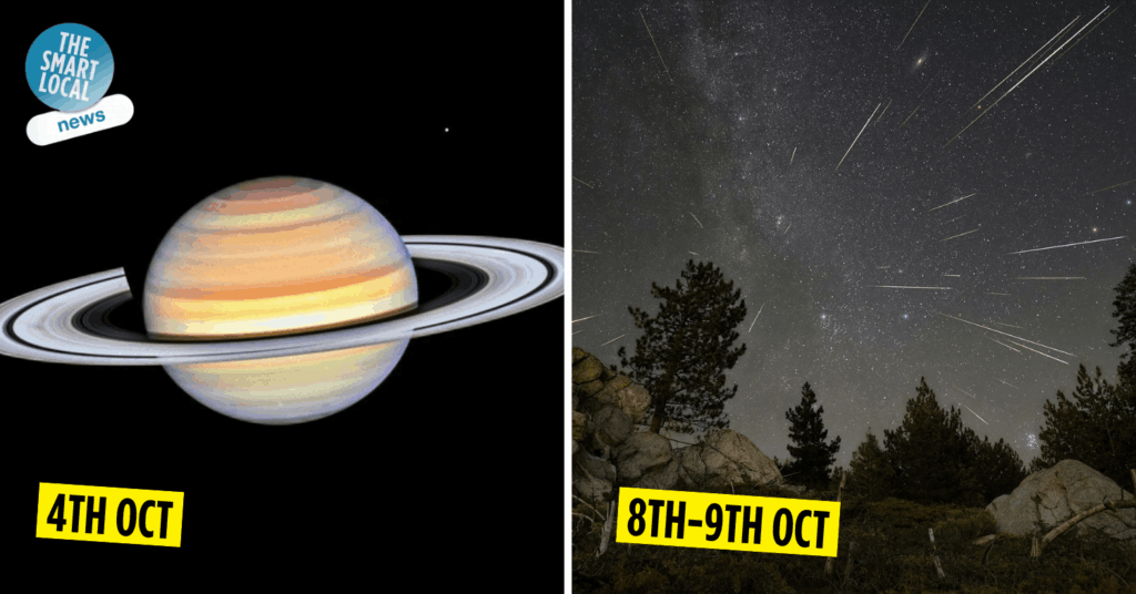 Saturn & Draconids Meteor Shower - cover image