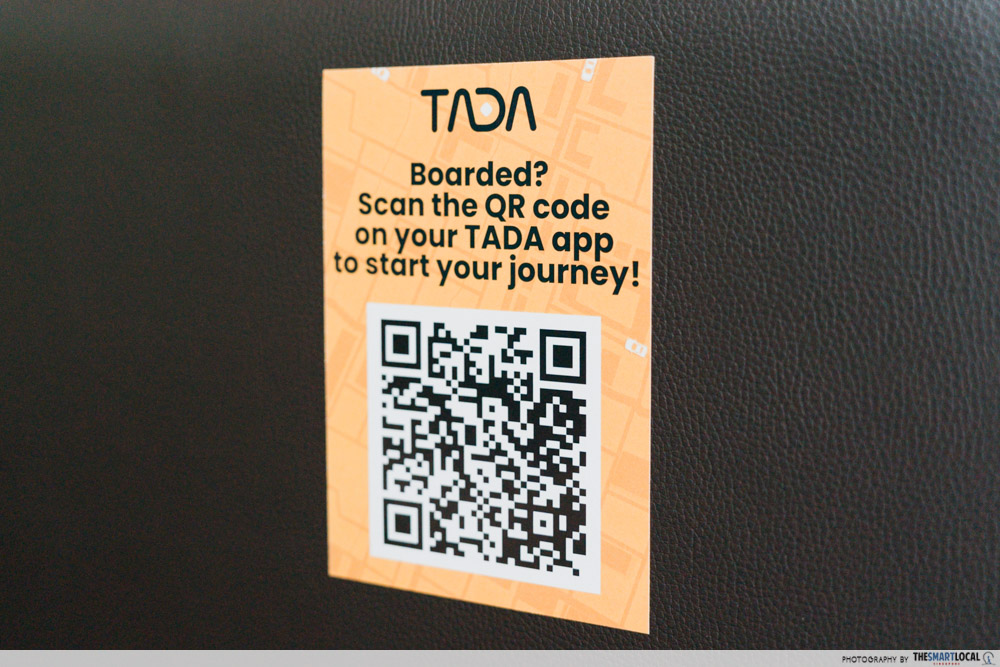 Sentosa Autonomous Vehicle QR code