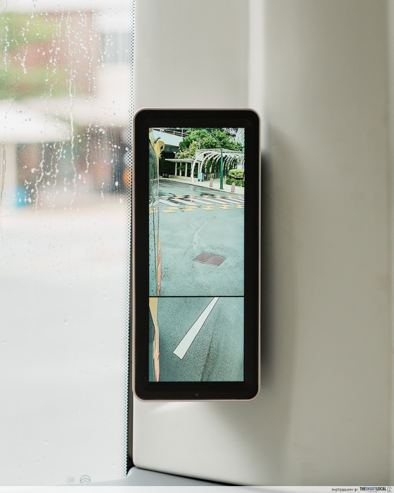 Sentosa Autonomous Vehicle mirror