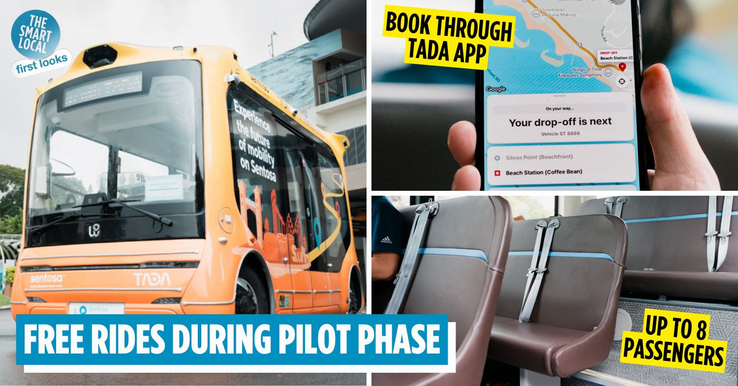 We Got To Ride Sentosa’s Self-Driving Shuttle Service Before It Launches In 2027 & Here’s What It’s Like
