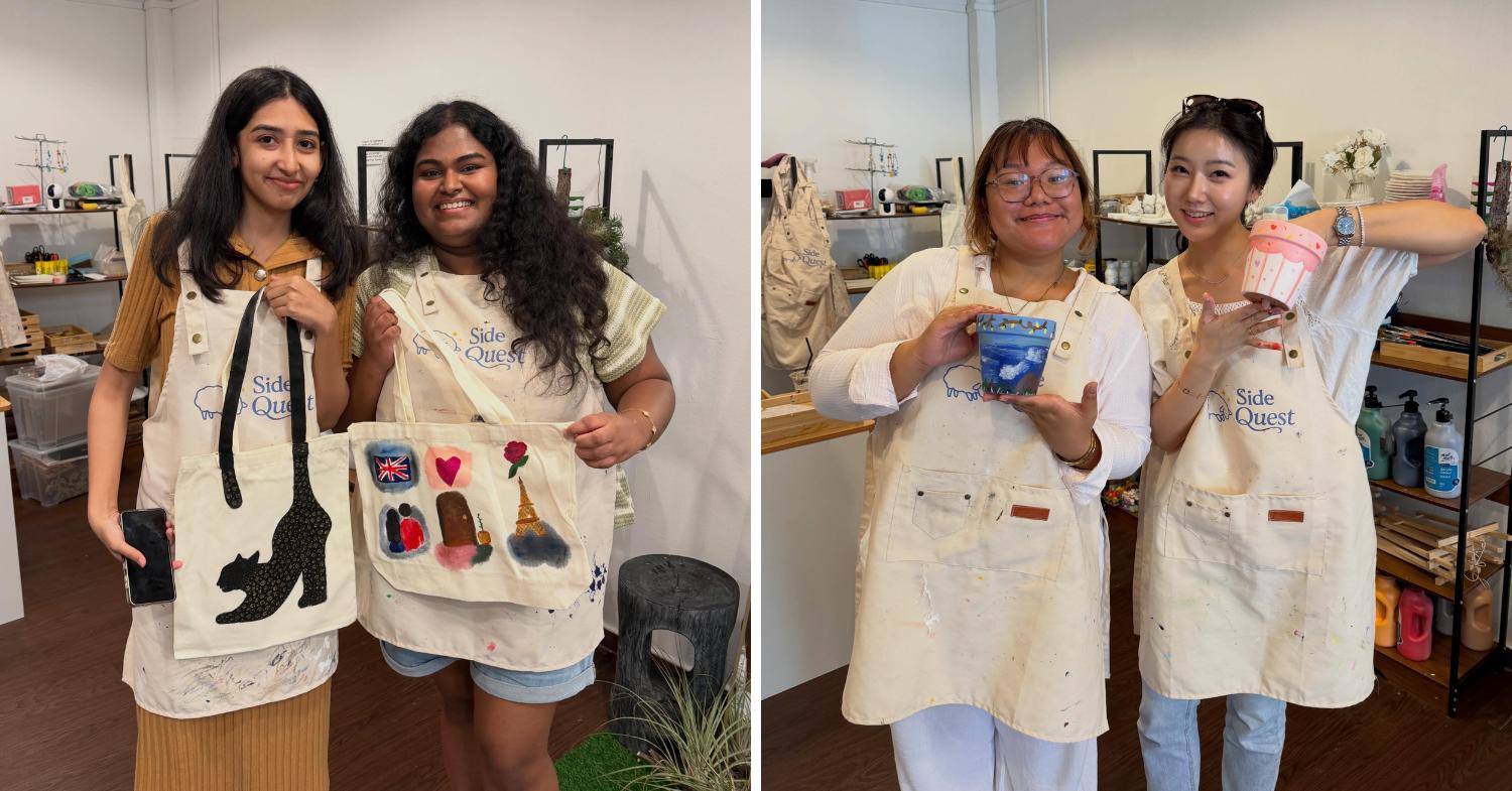 Tote Bag & Plant Pot Painting