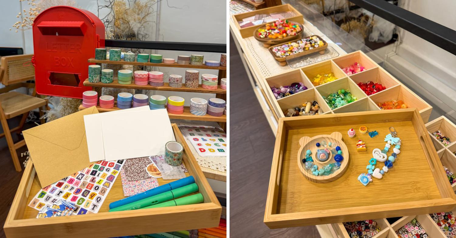 Postcard & Loop Charm Bar