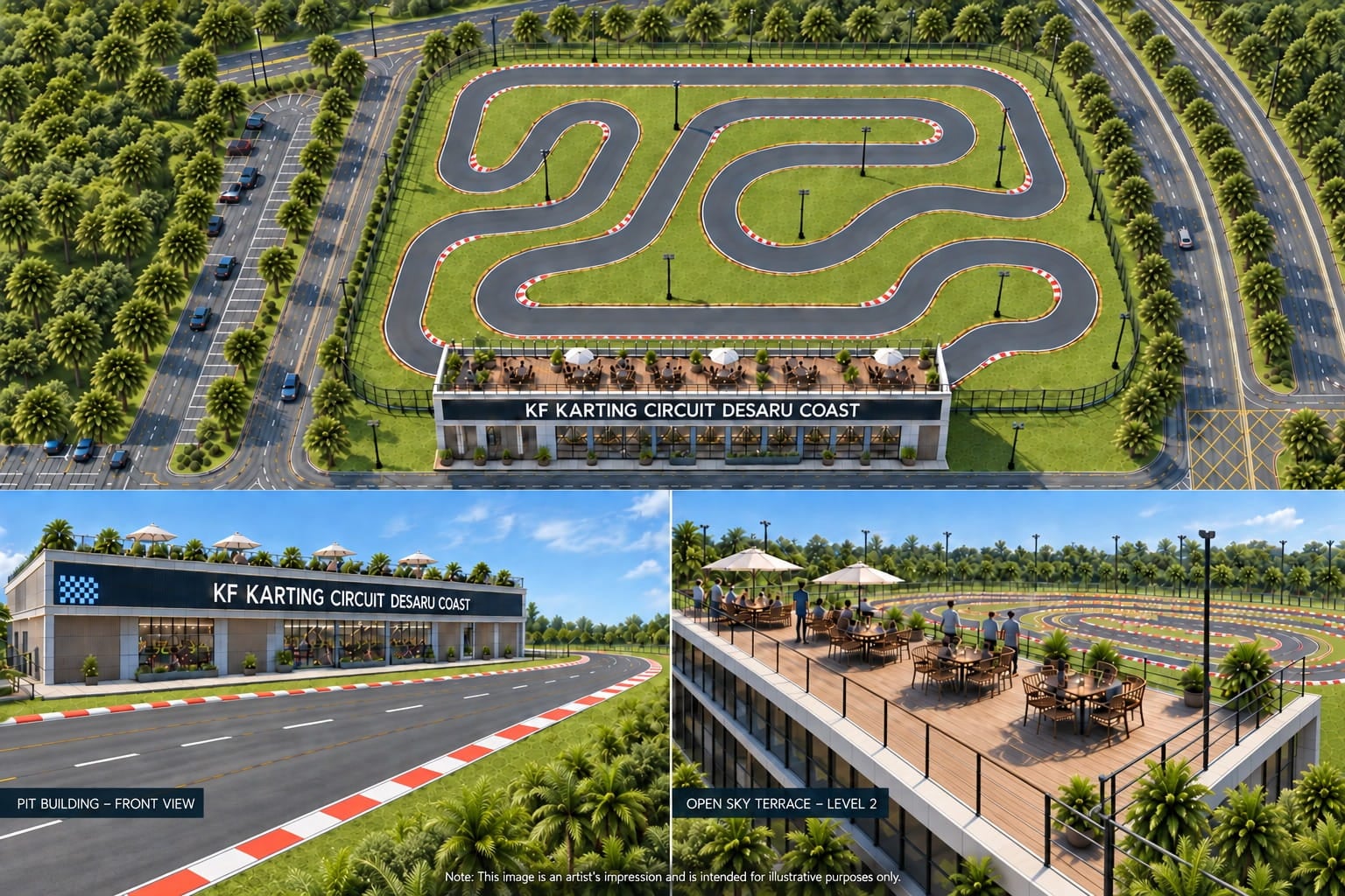 Feel the thrill at KF Karting Circuit