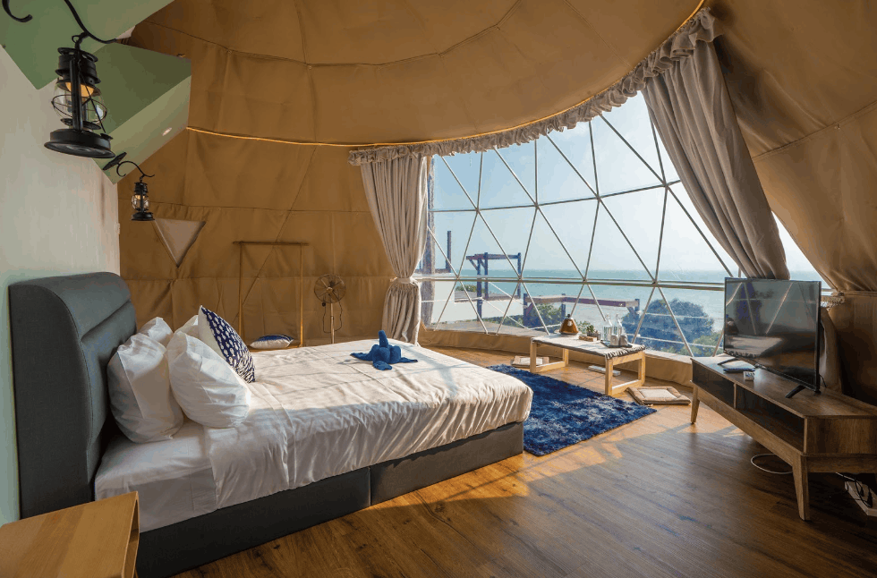 Spacious rooms at Sea Horizon Resort