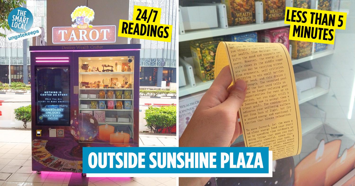 We Tried A $4.99 Tarot Reading Vending Machine In SG To See If The Results Are Accurate