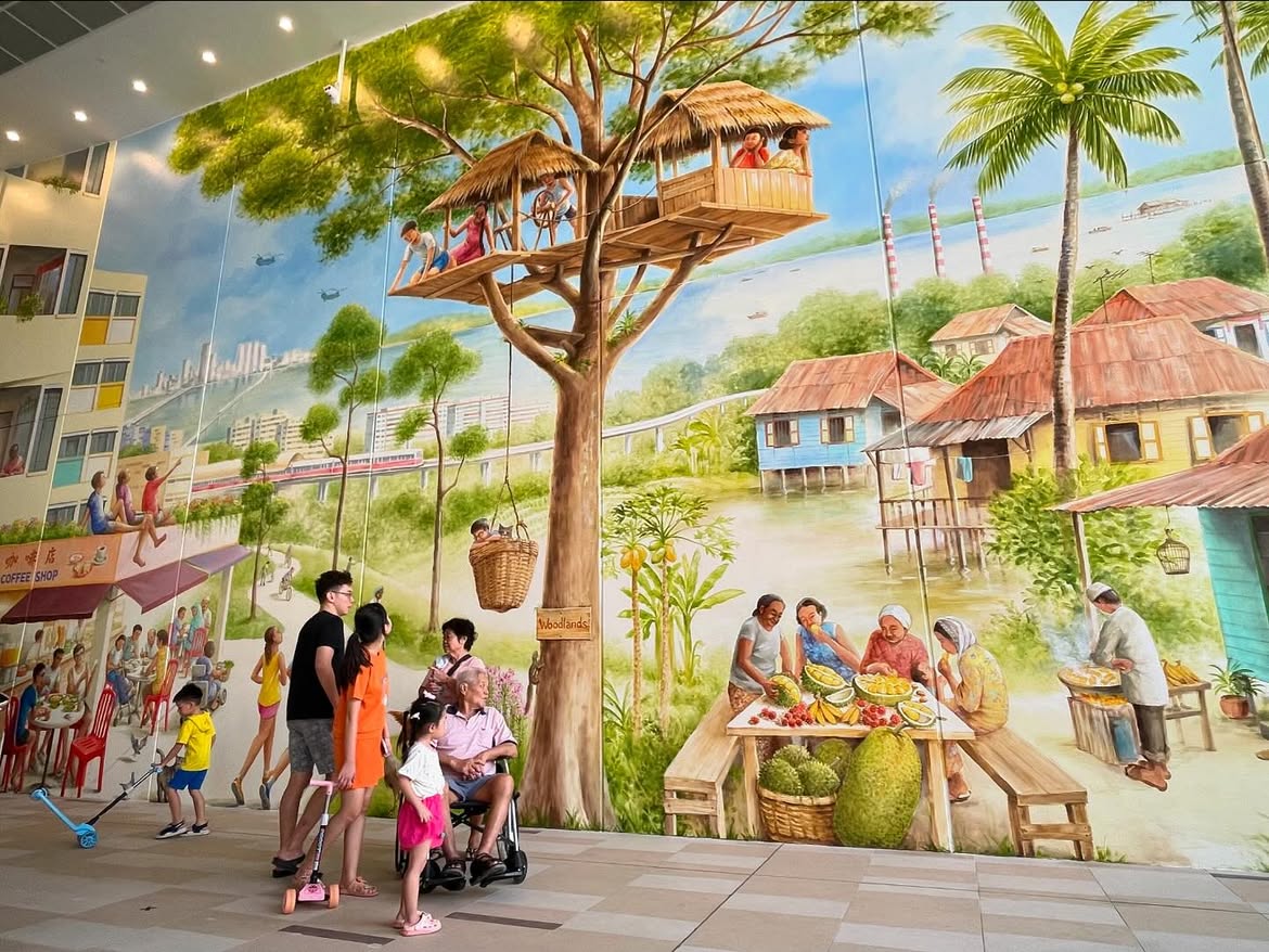Woodlands Hospital painting