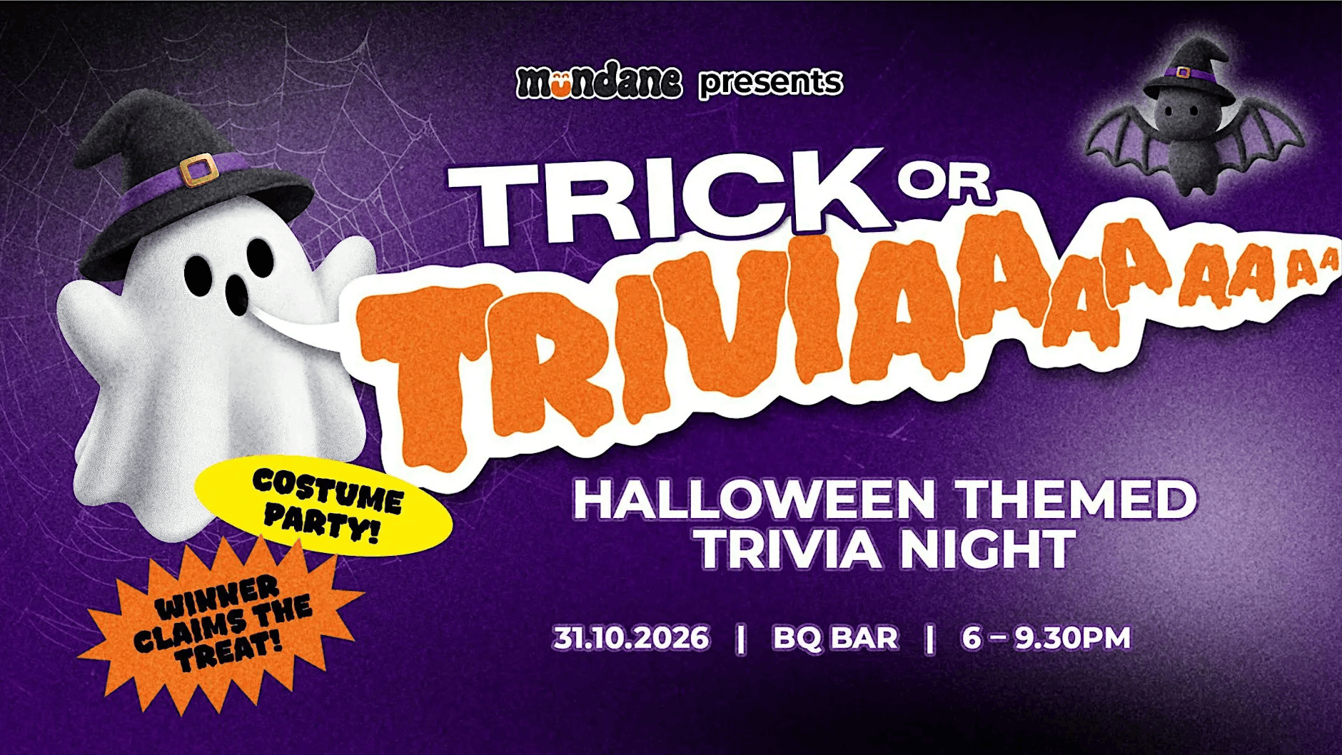 halloween parties - trick or trivia