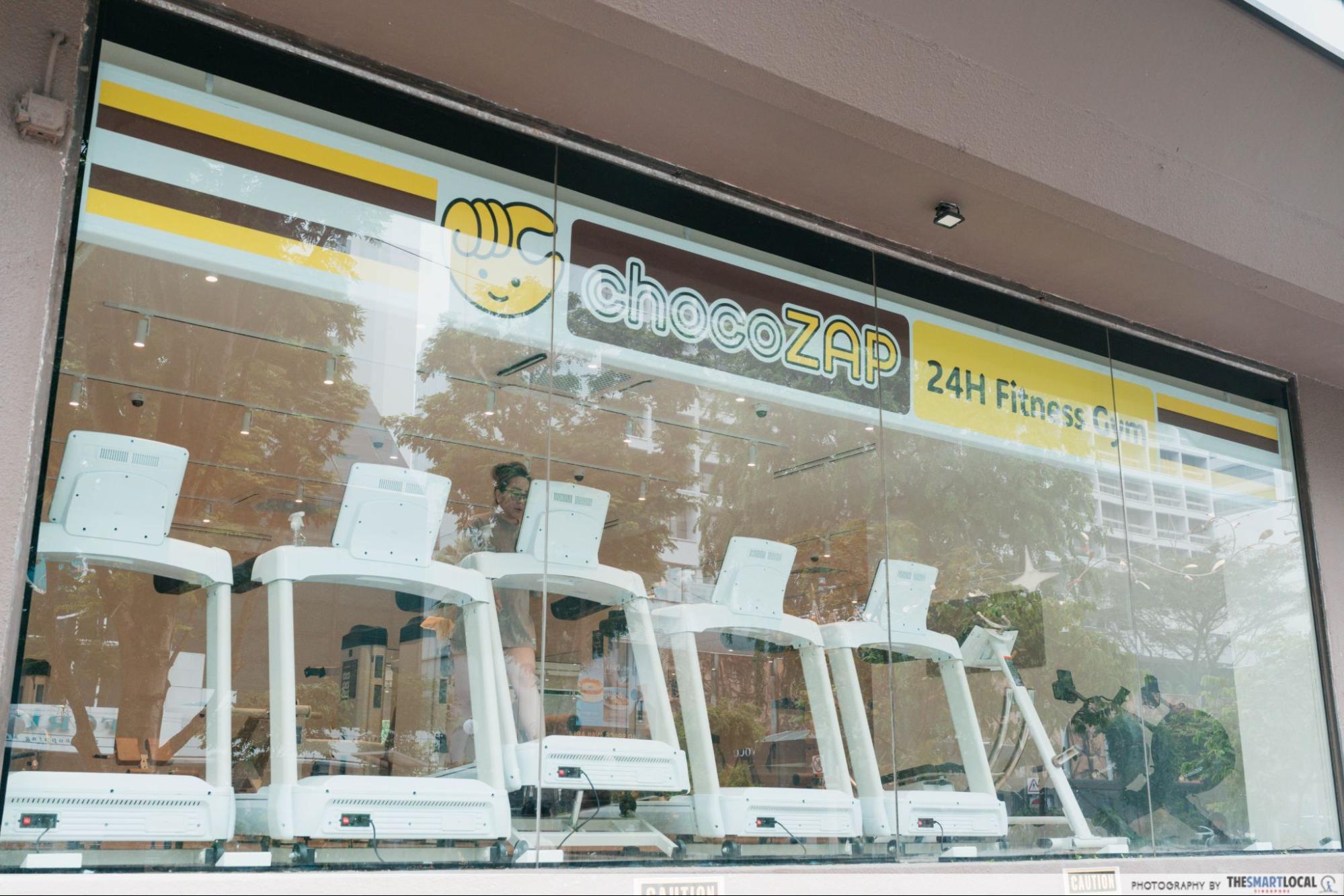 chocoZAP Singapore gym exterior