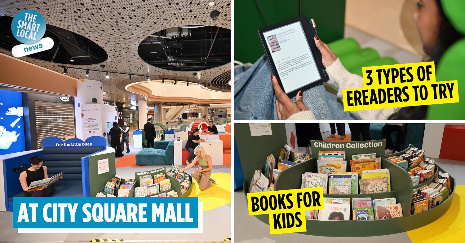 This New Reading Spot By NLB Has Kobo eReaders & Free Pre-Loved Books You Can Take Home