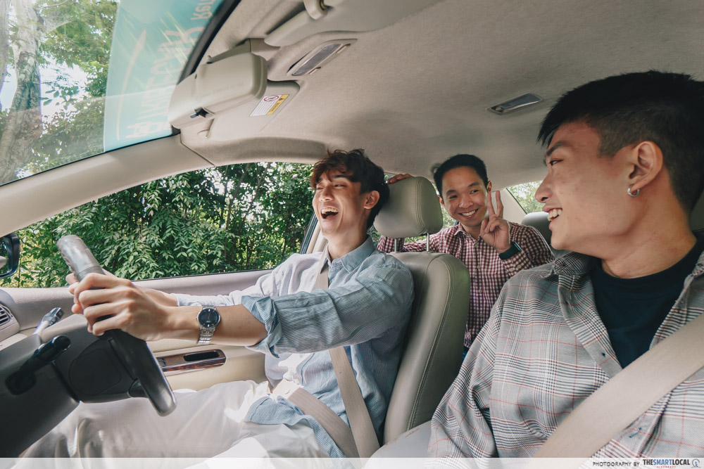 Driving with friends