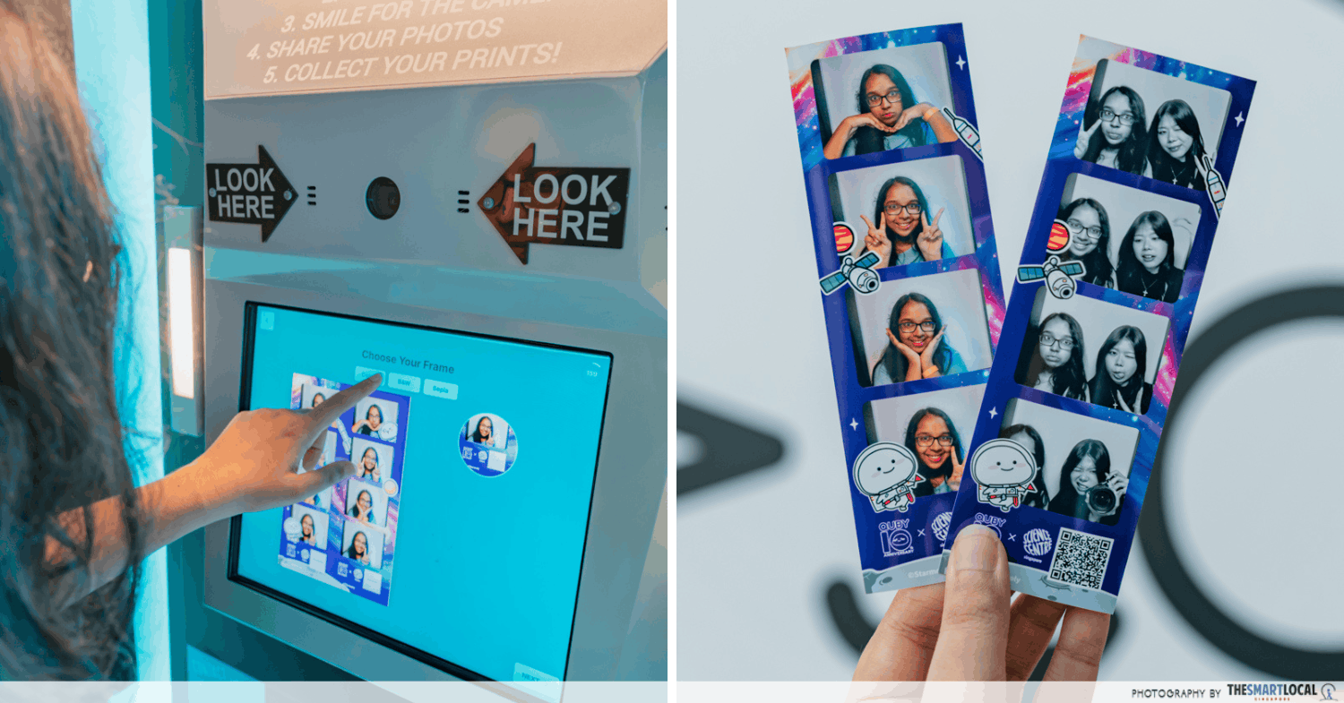 quby science centre - photobooth