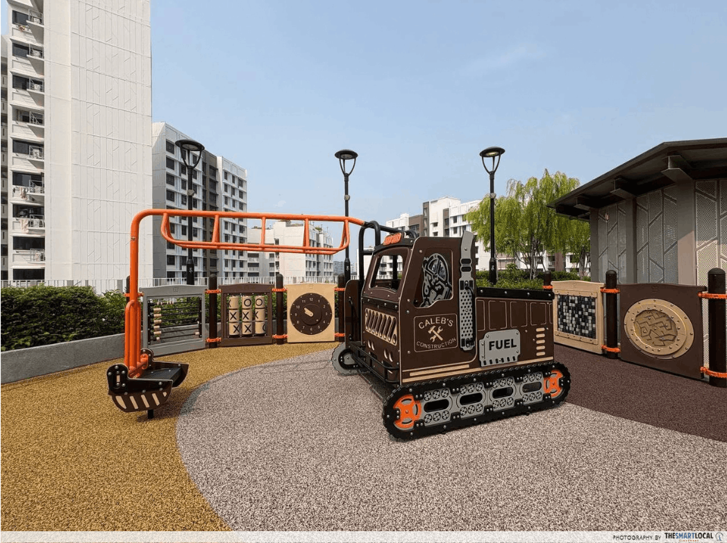 tampines playground - excavator