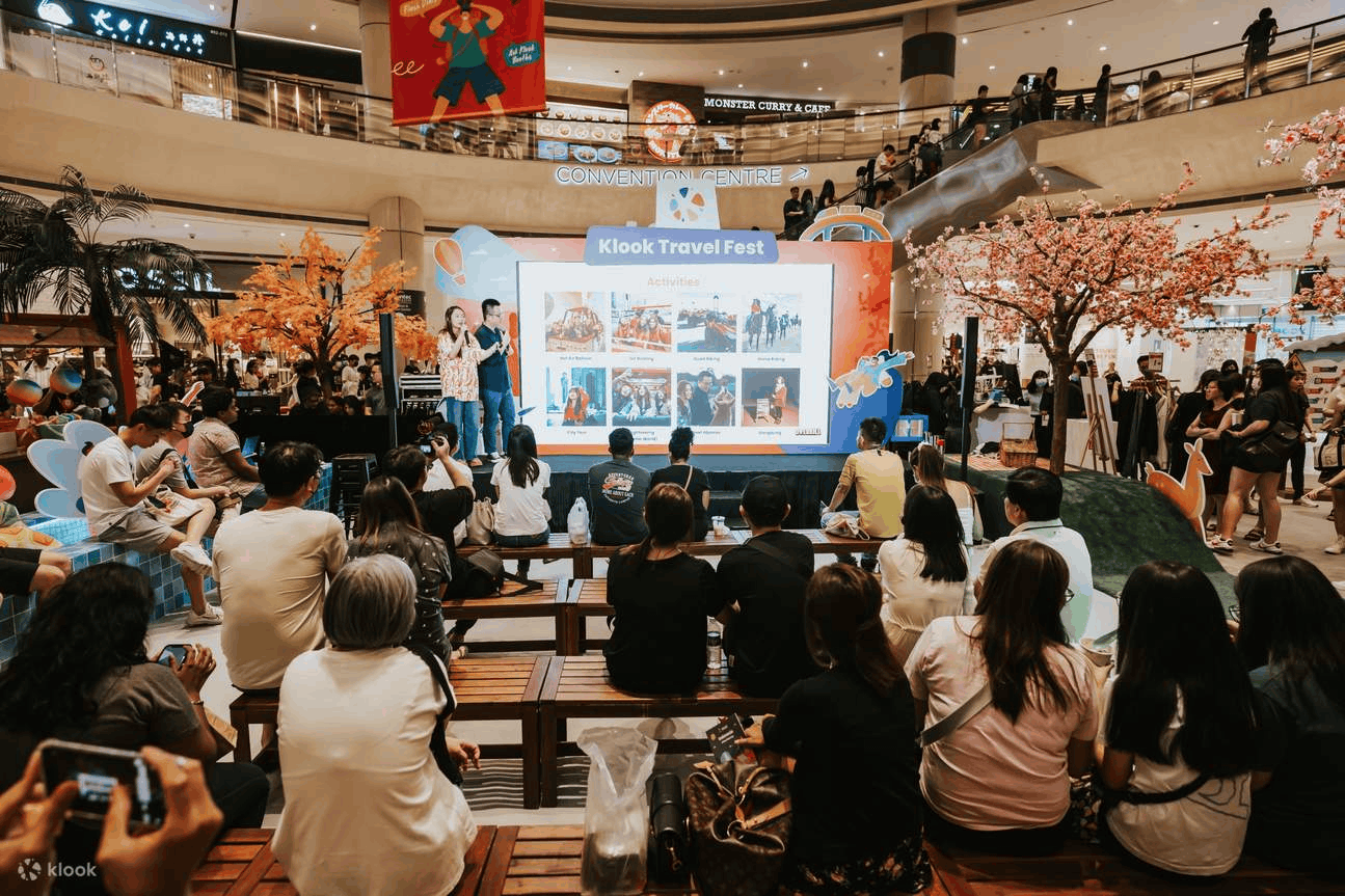 travel fairs singapore - klook