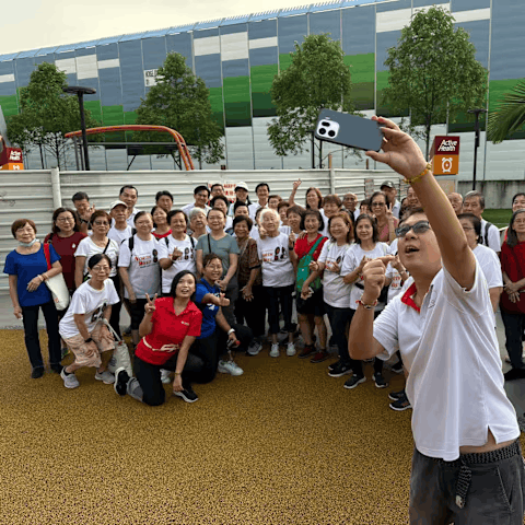 walking clubs - sembawang central lets jalan brisk walking clubs