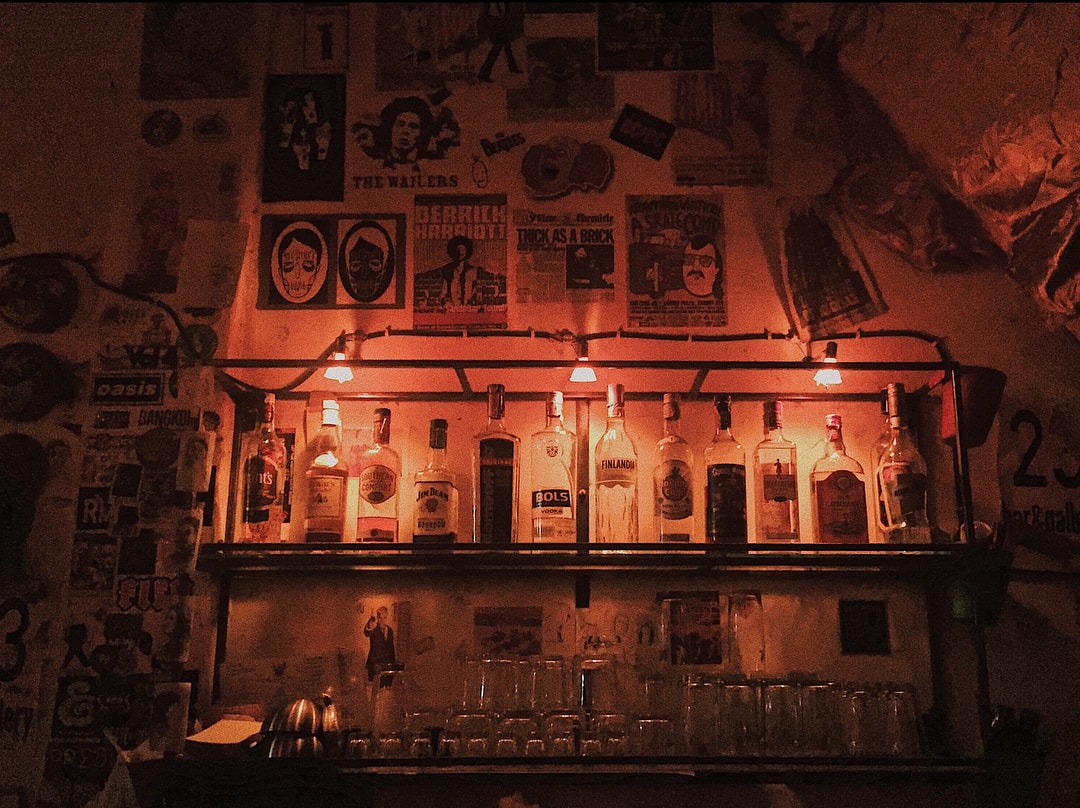 23 Bar and Gallery - cocktail bar shelf